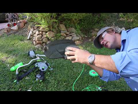 Ego Line trimmer Rapid Load Bump feed head - How to reload