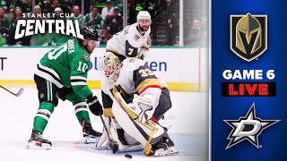 Dallas Stars vs. Vegas Golden Knights | Live Action | Game 6 | Stanley Cup Playoffs