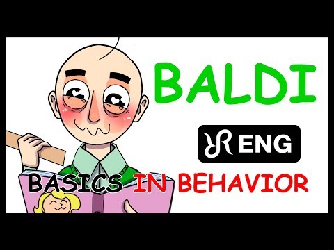 BALDI's Basics animatic, Blues remix [Basics in Behavior] ENG song #cover