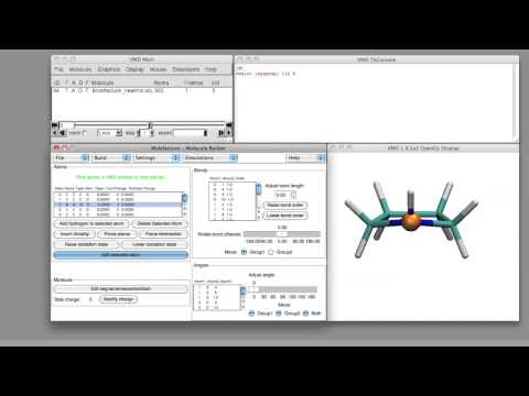 FFTK Screencast 1: System Preparation I: Generating PSF & PDB Files Using Molefacture