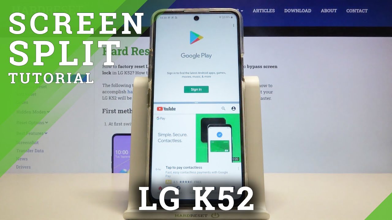 How to Enter Split Screen on LG K52 – Dual Screen Feature