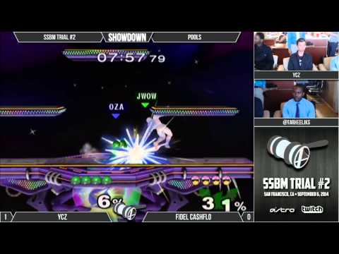SSBM Trial #2 - Pools: ycz (Samus) v Fidel Ca$hflo (C. Falcon)