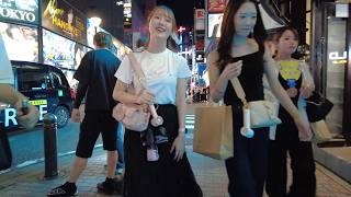 Night Walk in Tokyo, Relaxing Walking in Japan, Shinjuku Kabukicho 大久保公園・新宿歌舞伎町をお散歩！ラブホテル街