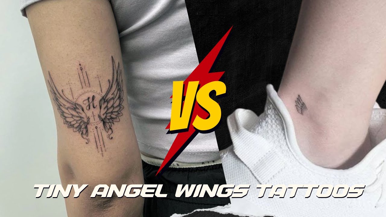 100+ Tiny Angel Wings Tattoo You Need To See!