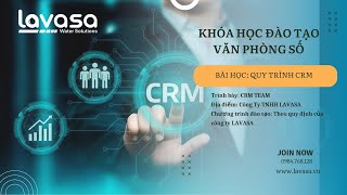 Quy Trình CRM- LAVASA Training