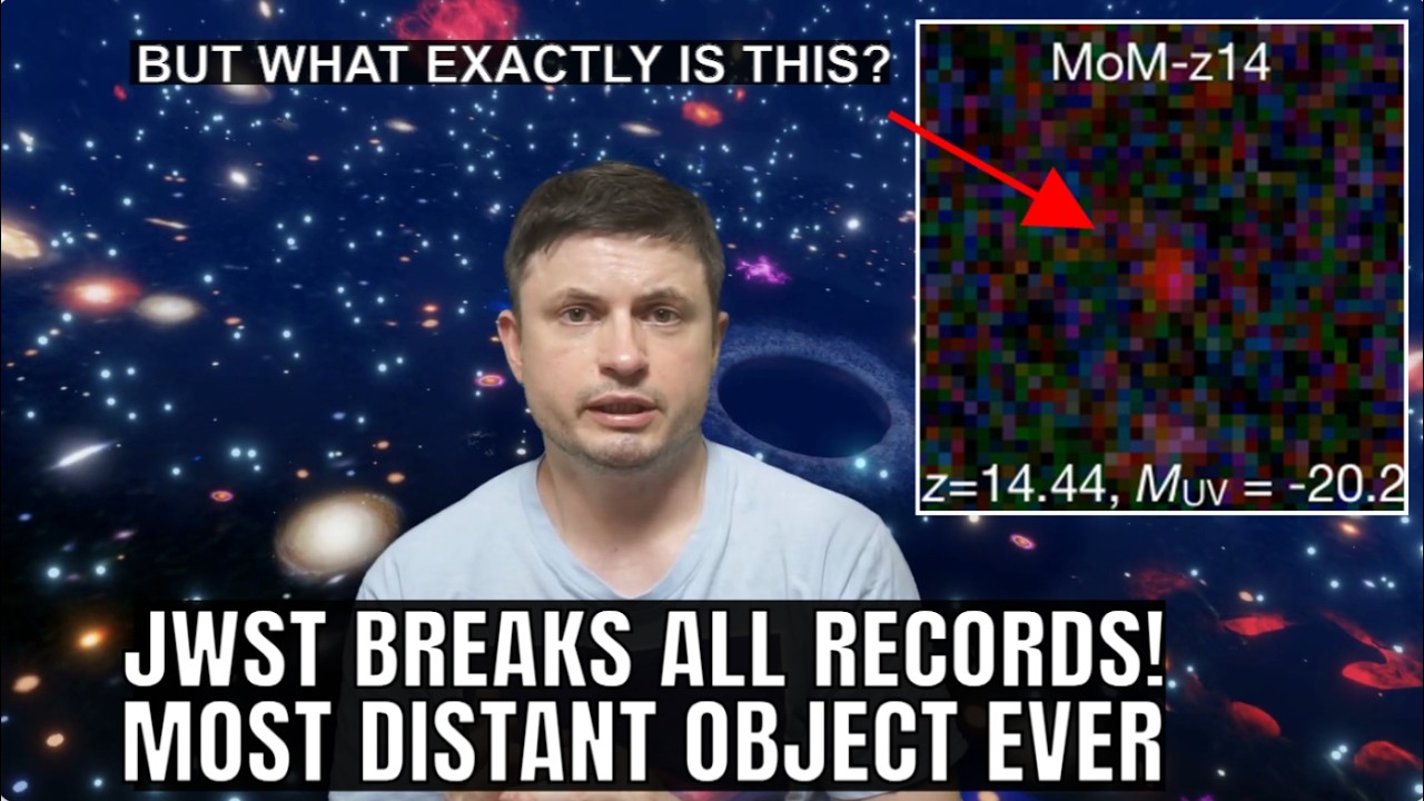 JWST Breaks the Distance Record Again But It's a Strange Object