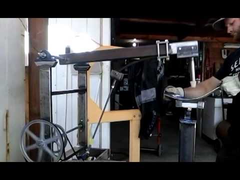 Helve hammer first running