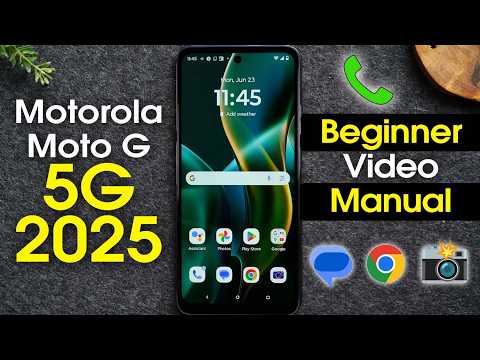 Moto G 5G for Beginner's (Learn the Basics in Minutes) Motorola G 5G 2025