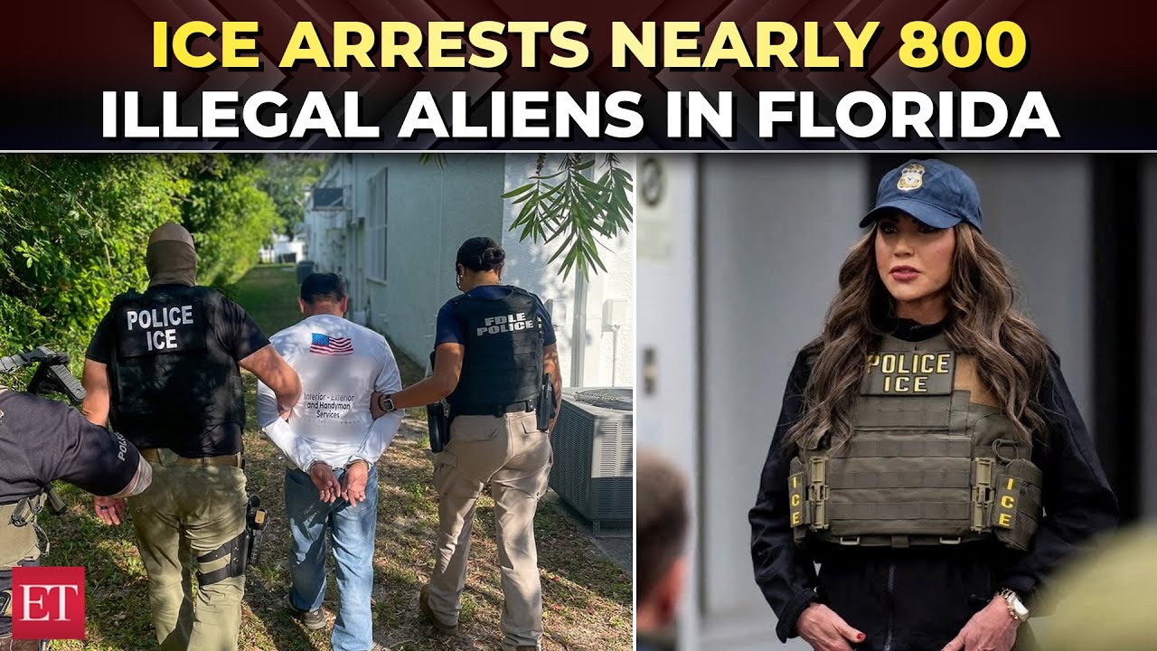 US immigration crackdown | ICE operation ‘Tidal Wave' arrests nearly 800 illegal aliens in Florida