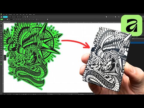 How I Create Collage Engraving Graphics in FREE Affinity (Step by Step Tutorial)