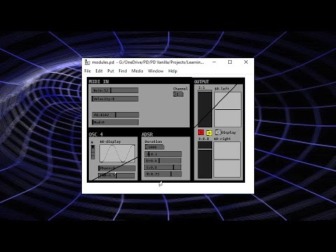 Learning Synthesis with Pure Data Series 01 Lesson 07 - A Smooth-Playing Monophonic Synthesizer