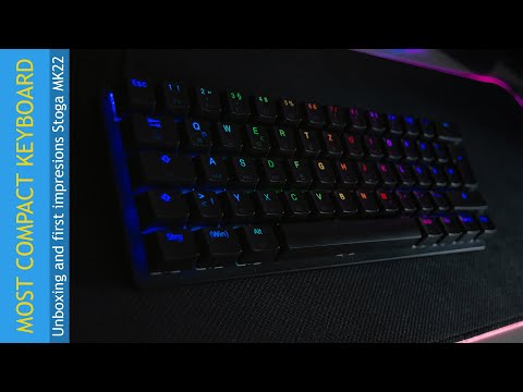 Most compact keyboard? -Unboxing and first impressions Stoga MK22