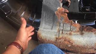 Ford escape rusty shock tower how to repair and replace