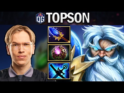 OG.TOPSON ZEUS WITH AGHANIMS-OCTARINE - DOTA 2 7.27 GAMEPLAY
