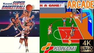 Super Basketball Arcade (Konami 1984) 4k Longplay