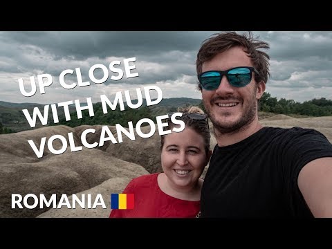 Mud volcanoes in Romania | Berca Mud Volcanoes (Vulcanii Noroiosi) | Romania travel vlog