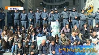 Անժամկետ նստացույց Արայիկ Հարությունյանի հրաժարականի պահանջով