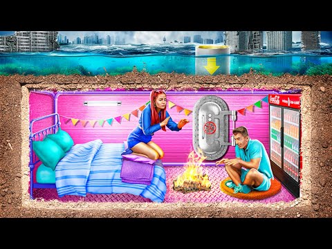 We Build a Secret Room In Basement