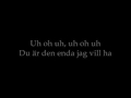 Mimmi Sandén - Du *lyrics* 