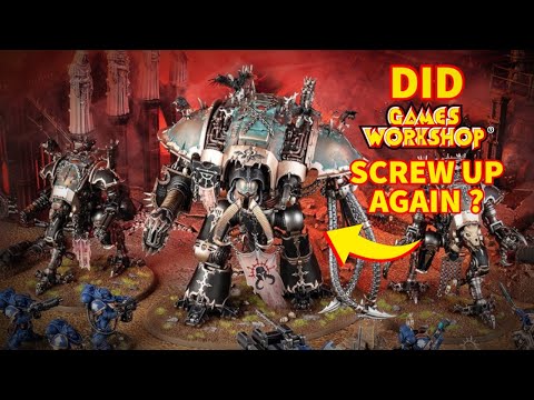 40K Chaos Knight army box review