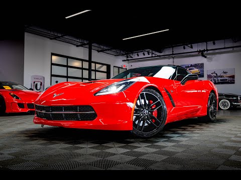 2014 Chevrolet Corvette Z51! Only 3K miles! 1 Owner! 6 Speed Auto! Torch Red! Dual Roof Package!