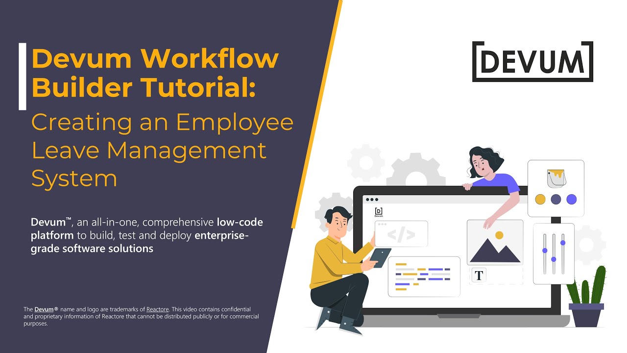 Devum Workflow Builder Tutorial: Creating an Employee Leave Management System