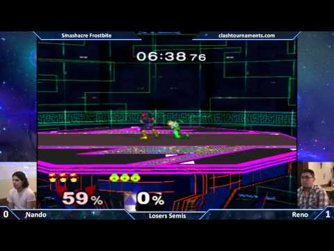 Smashacre Frostbite - Reno vs Nando - Losers Semis - SSBM