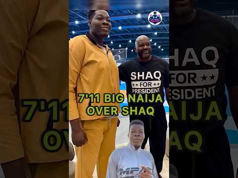 14-Year-Old Giant Dunks on Shaq and Wins $1Million! #shorts #fitness