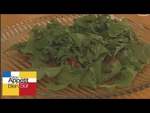 Salade de pommes de terre aux girolles et feuilles de roquettes [Recette]
