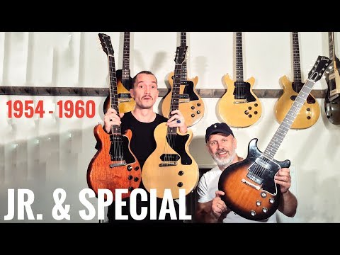 Gibson Les Paul Junior & Special 1954 vs 1956 vs 1957 vs 1958 vs 1959 vs 1960
