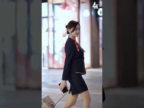 Cute Asian Short Girl 5.8 feet | Hot Asian dance | Cute Chinese Girl | Sexy Air Hostess #Shorts