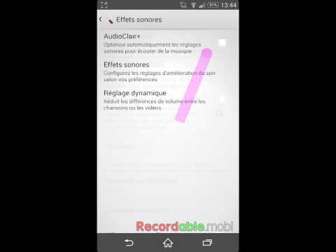 comment augmenter le son d'un xperia z