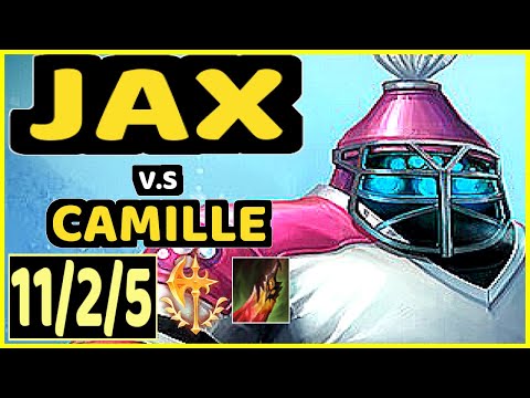 WERLYB (JAX) vs CAMILLE - 11/2/5 KDA TOP GAMEPLAY - EUW Ranked GRANDMASTER
