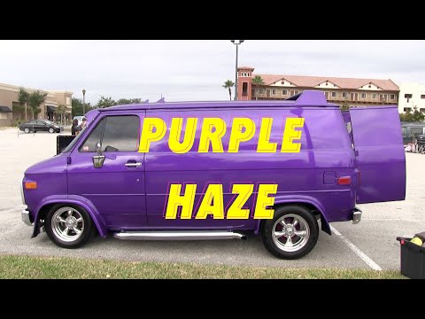 1985 Custom Chevy Van. "Purple Haze"