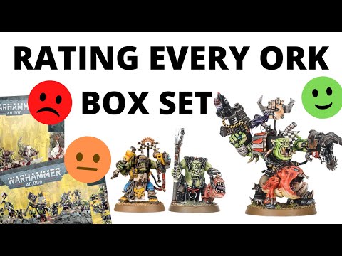 Rating EVERY Warhammer 40K Orks Box Set - Every Ork Codex Kit Reviewed!