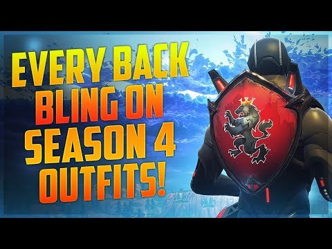 Season 4 Outfits With Every Back Bling Fortnite Cosmetics - 