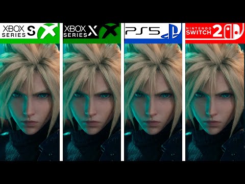 Final Fantasy VII Remake | Switch 2 - Xbox Series S/X - PS5 | Graphics Comparison