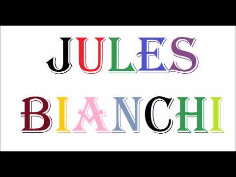 How to Pronounce JULES BIANCHI -