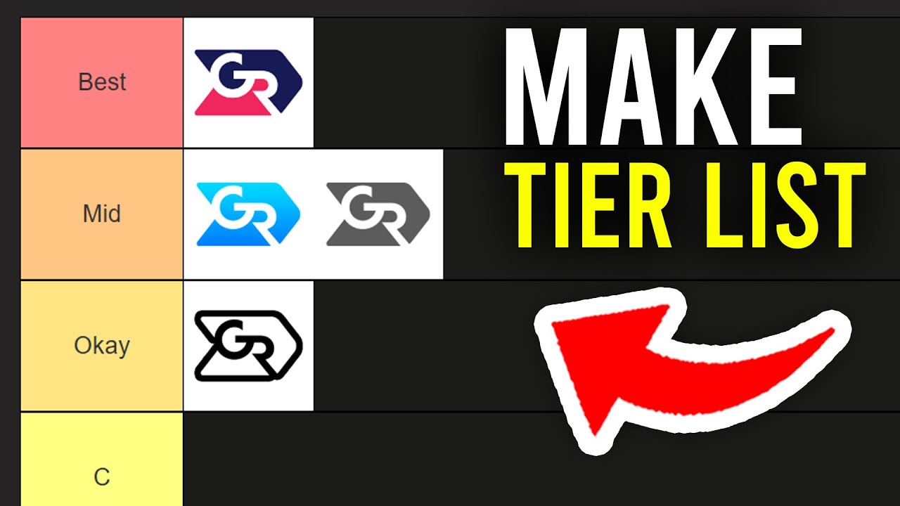 How To Make A Custom Tier List - Full Guide