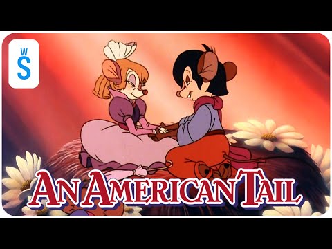 An American Tail (1986) | Scene: Fievel escapes with Italian mouse Tony Toponi and they join Bridget