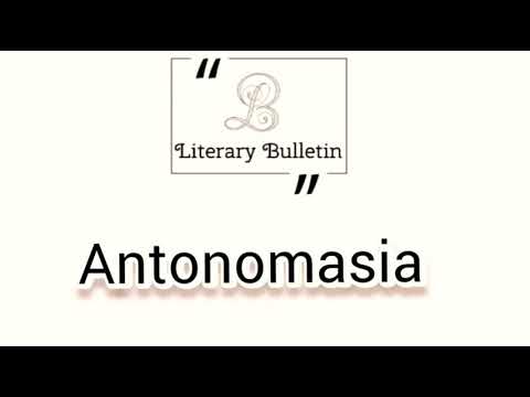 Antonomasia