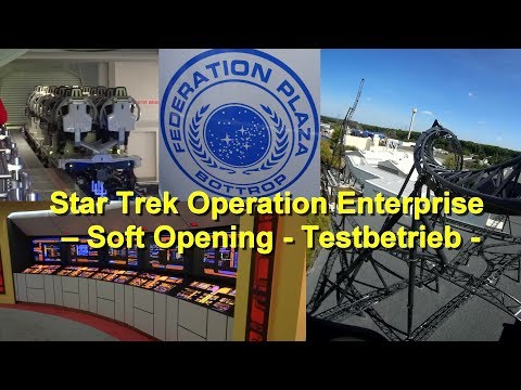 Star Trek Operation Enterprise – Soft Opening Highlights & Onride / Movie Park Neue Achterbahn 2017