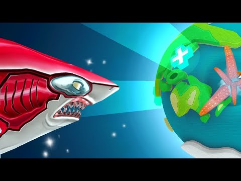 (NEW) ACE SHARK vs COLOSSAL SQUID BOSS BATTLE! - Hungry Shark World