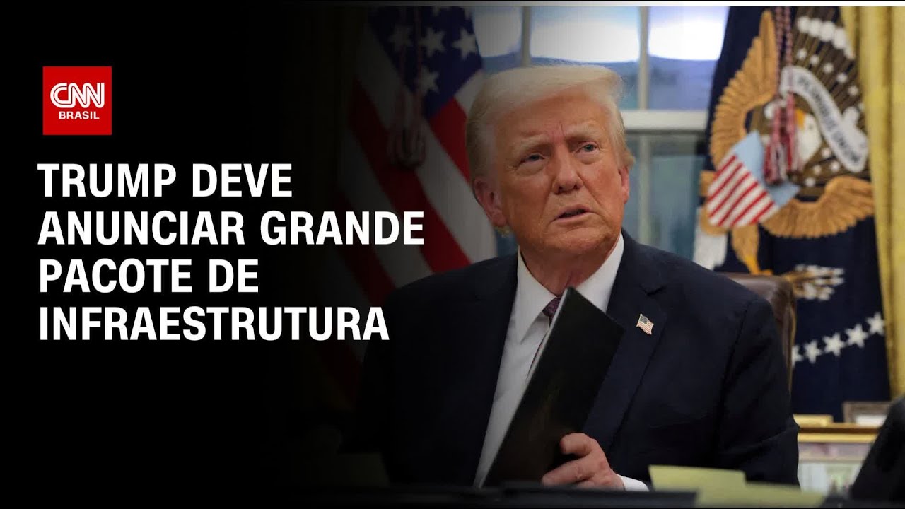 Trump deve anunciar grande pacote de infraestrutura | CNN 360°