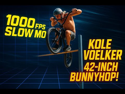 Kole Voelker Bunnyhop At The 2025 OSBMXR In 1000 FPS Slow Motion