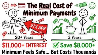 The Minimum Payment Trap (The real cost of minimum payments)