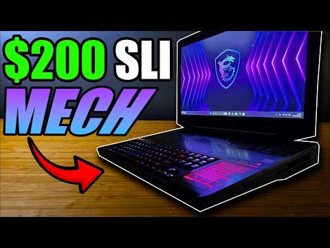 An INSANE Find! The $4000 SLI Gaming Laptop from 2017, for ONLY $200..