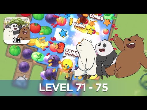 We Bare Bears Match3 Repairs (Level 71 - 75)
