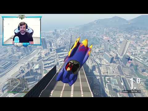 MEGA RAMPA TODOS CONTRA MI! SOLO CON COCHES CON TURBO! - GTA V ONLINE