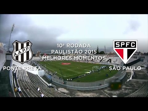 Melhores Momentos - Ponte Preta 1 x 2 São Paulo - Paulistão - 15/03/2015